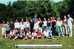 musique de chambre - 2001